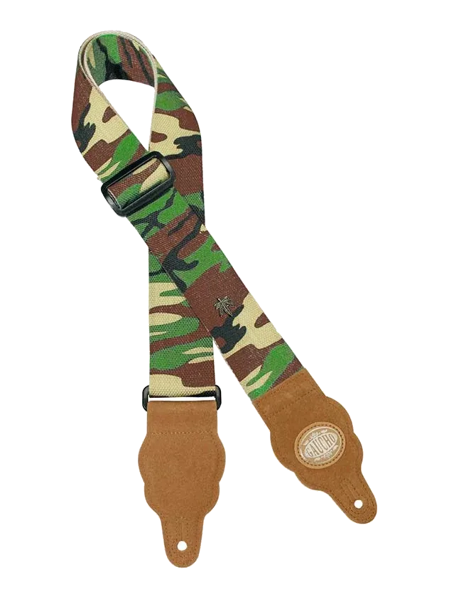Sangle de guitare Gaucho Grass, army