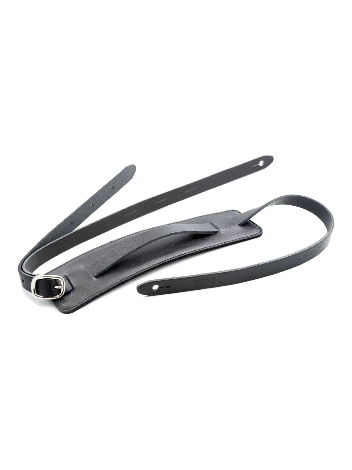 Sangle de guitare RightOn! Leathercraft, Slim/Black