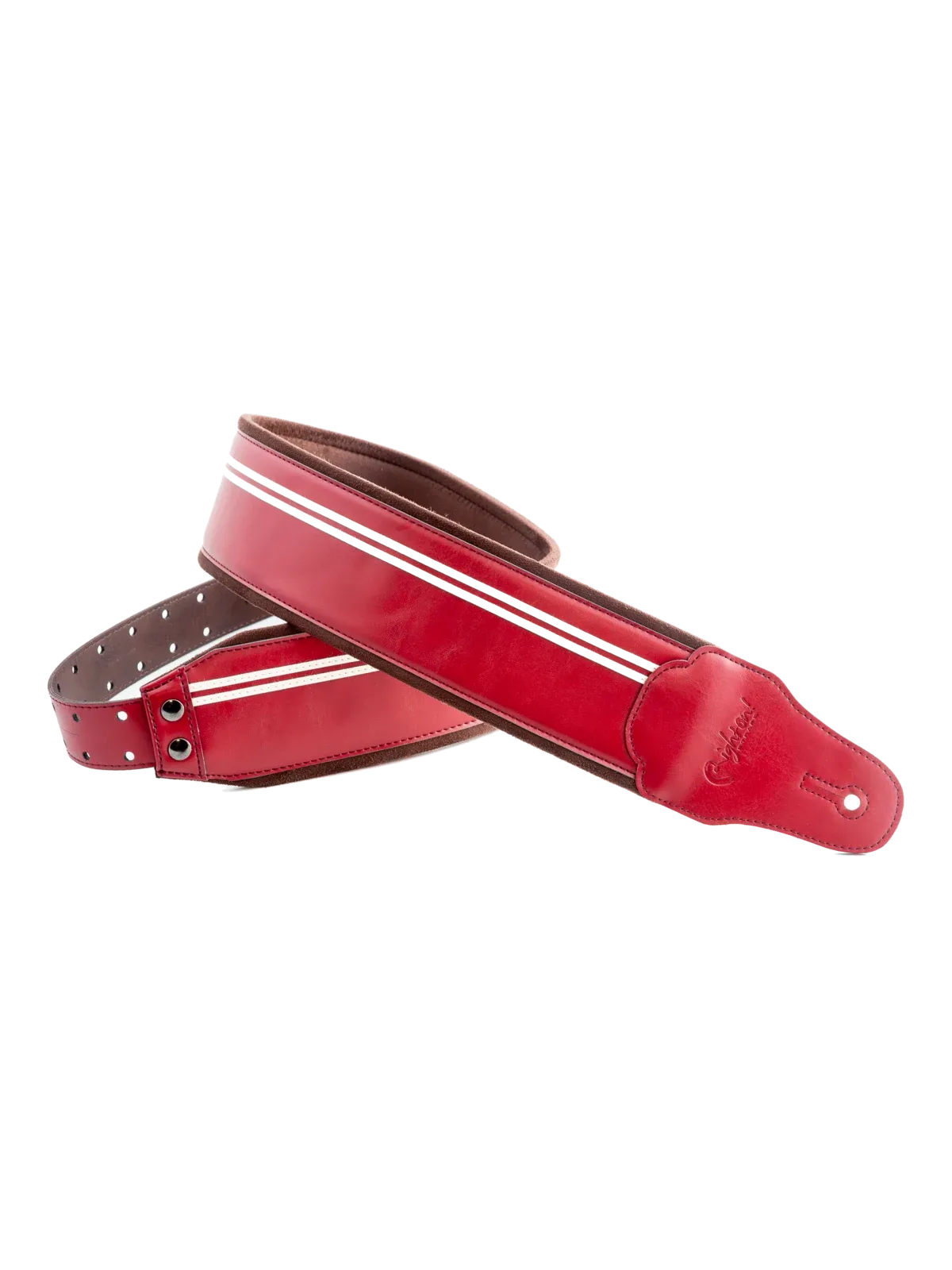 Sangle de guitare RightOn! Race, Red/Groove (basse)