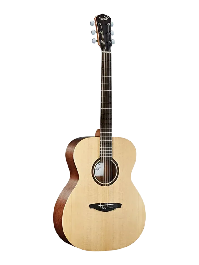 Guitare folk Veelah V1-OM, table épicéa massif, finition Pore ouvert satiné