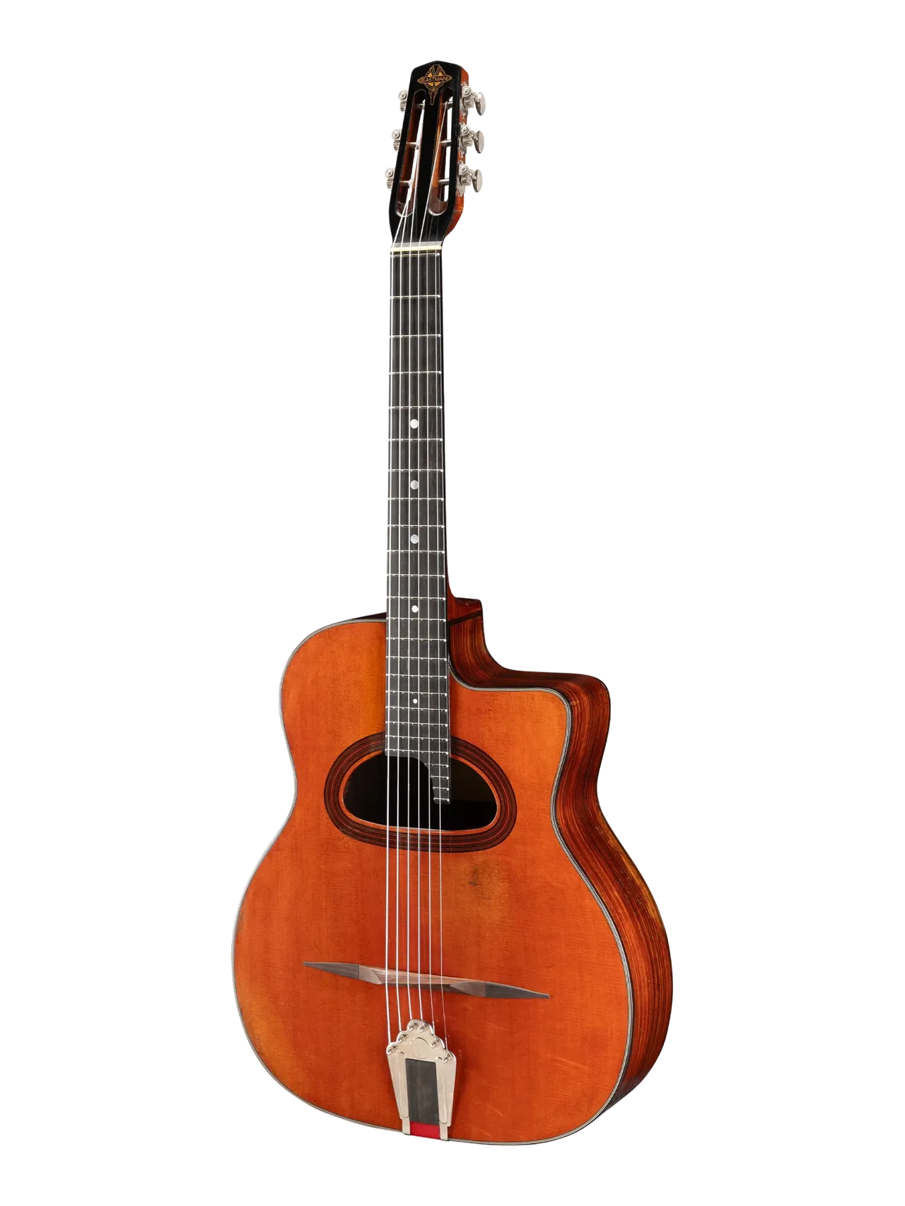 Photo of the Eastman DM4-V gypsy jazz guitar