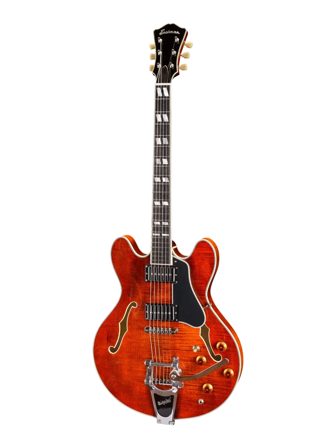 Photo of the Eastman T486B-CLA "Bigsby" electric guitar
