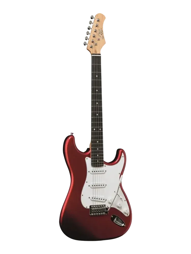 Photo of the EKO S-300 Chrome Red electric guitar