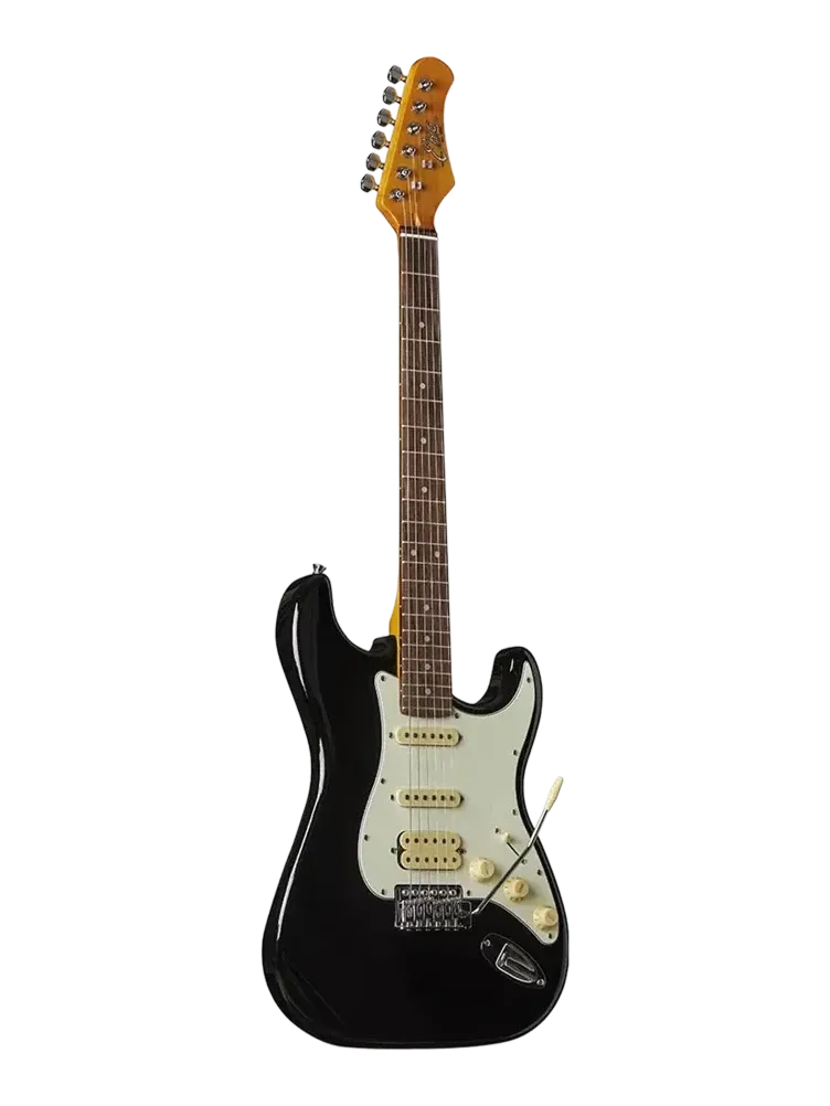 Photo of the EKO ST-350 Black electric guitar