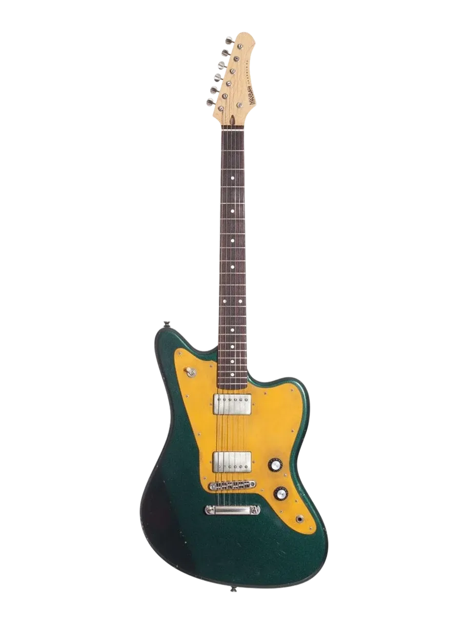 Photo of the Maybach Jazpole 63 Caddy Green Metallic Aged electric guitar