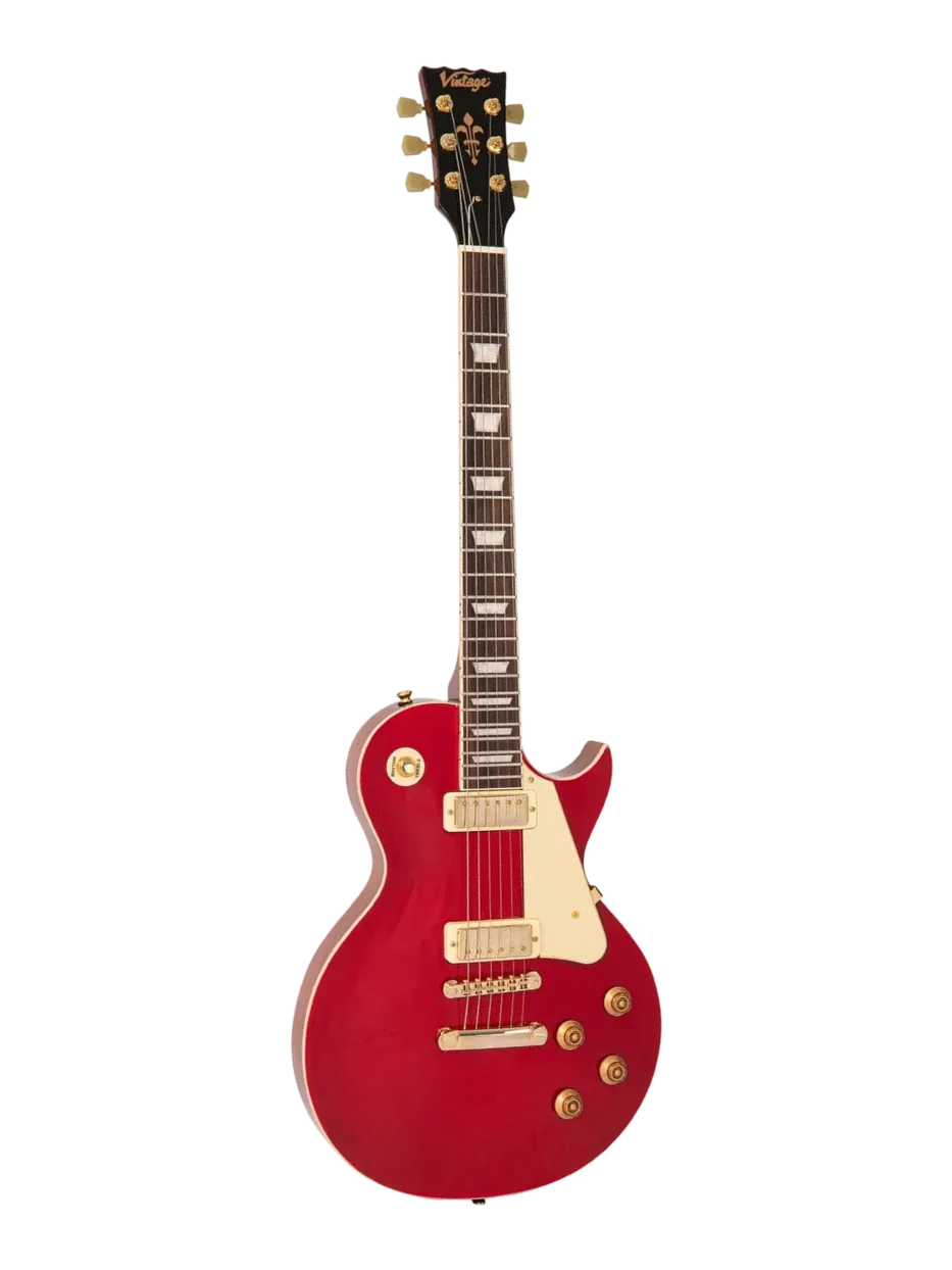 Photo of the Vintage V100M Wine Red electric guitar