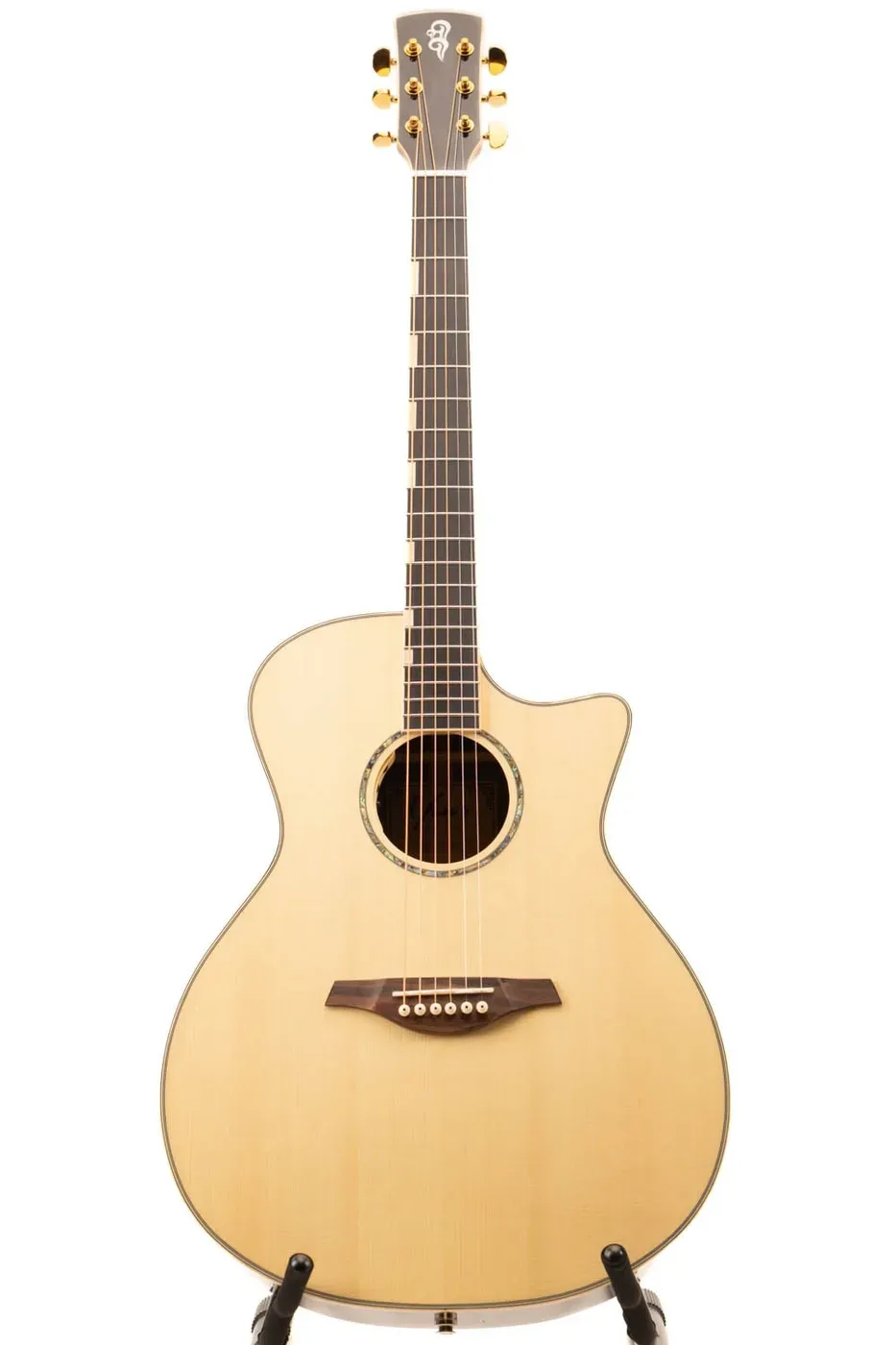 Guitare folk You's Guitar VF23E, table épicéa massif, finition brillante