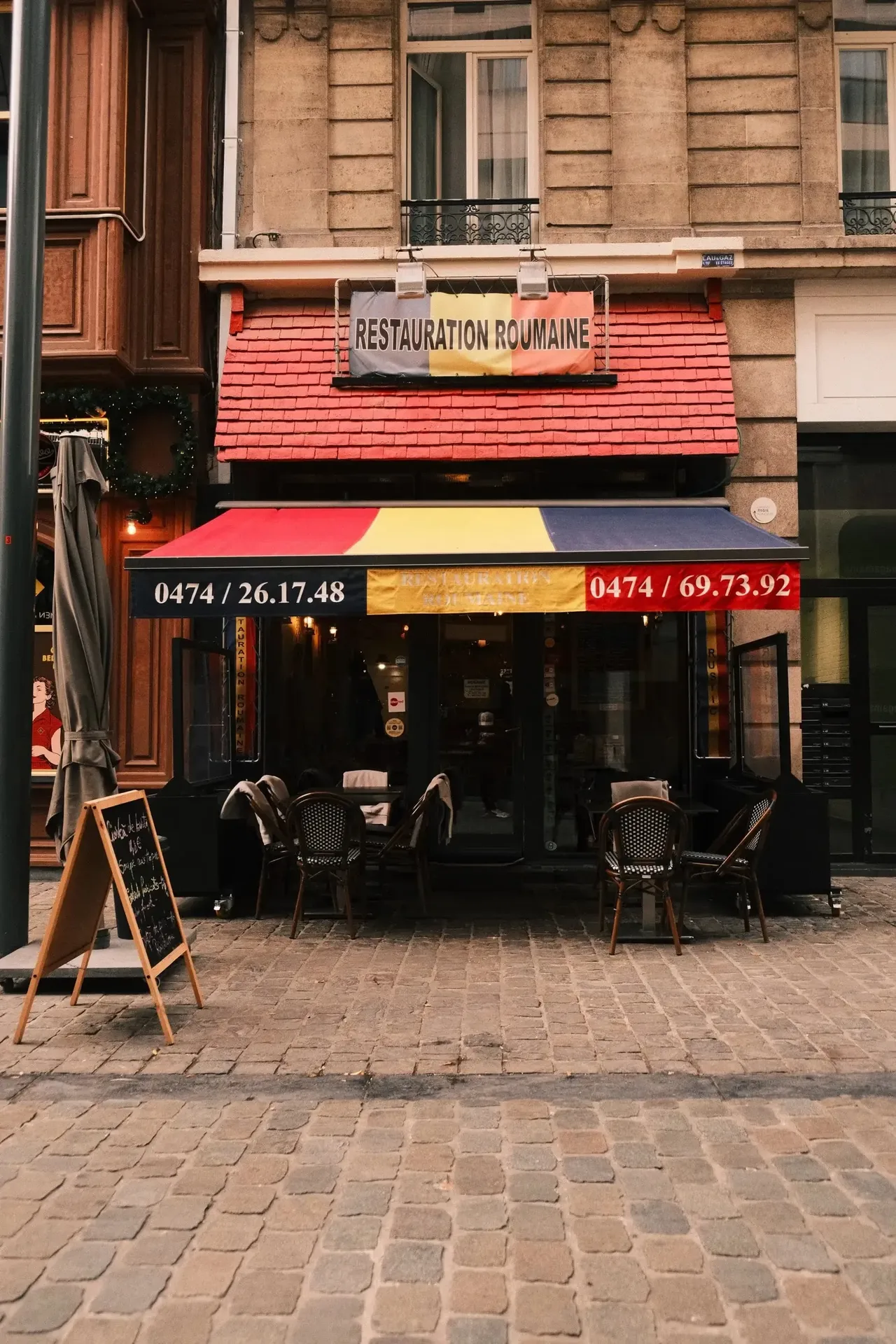 Nouvelle salle du restaurant Vallée du Ciel à Bruxelles après rénovation